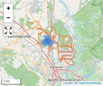 Area schools map